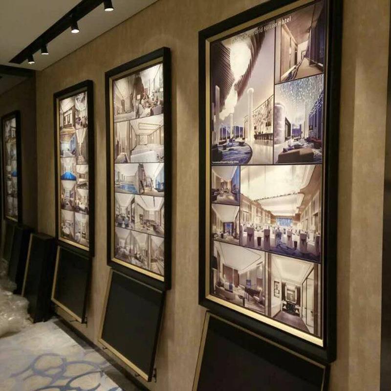 弘艺相框现代有框装饰画PS/画框酒店镜框客厅家居展厅挂画壁画