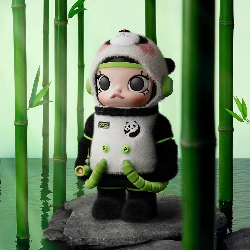 POPMART泡泡玛特 熊猫 PANDA SPACE MOLLY宇航员潮玩手办大娃