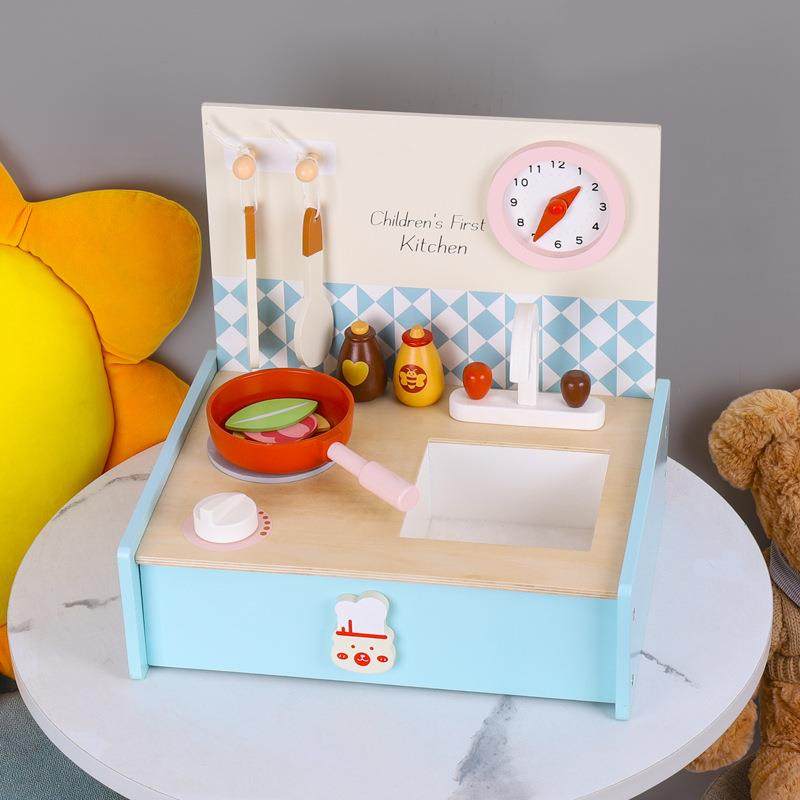 木质仿真美式厨房灶台男女孩儿童过家家餐厨早教做饭益智玩具套装,农机/农具/农膜,其它农用工具,淘宝优惠券,粉丝福利购,淘宝优惠卷