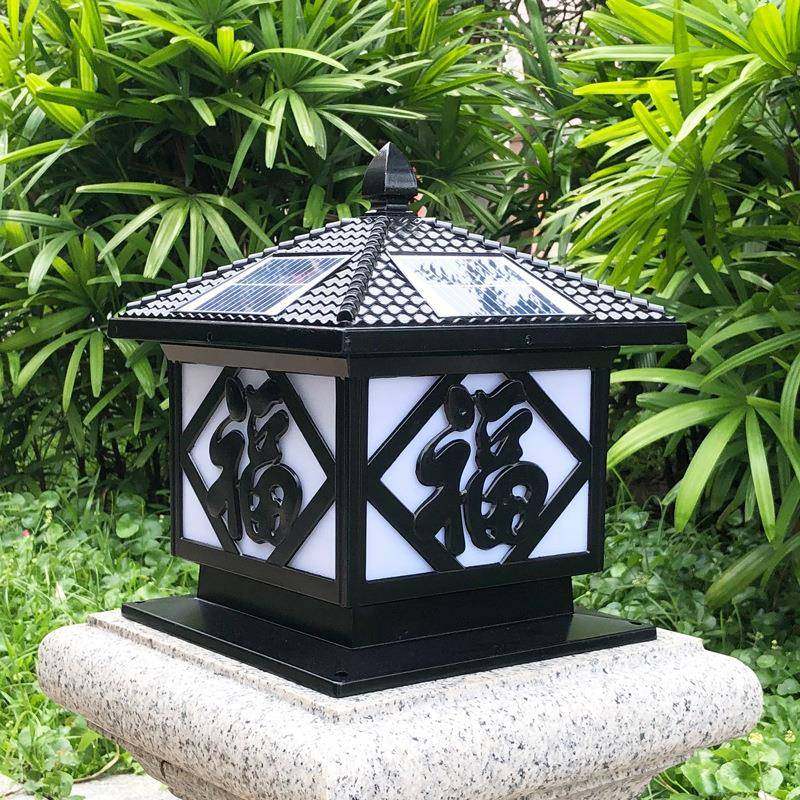 太阳能柱头灯市电两用围墙灯庭院灯超亮LED别墅户外大门柱子灯,机械设备,其他机械设备,淘宝优惠券,粉丝福利购,淘宝优惠卷