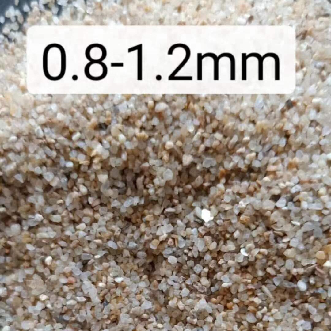 海沙0.8-1.2石英砂滤料中粗水过滤水洗天然石英设备用细河沙
