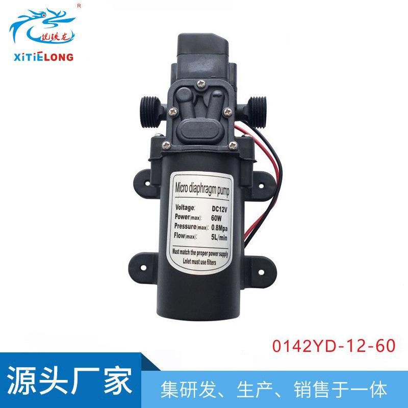 洗铁龙微型隔膜泵自吸增压水泵60W智能型电动高压洗车水泵直流