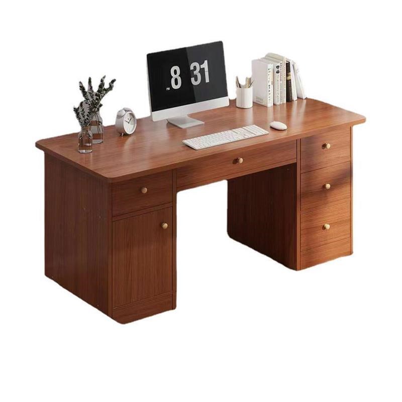 电脑桌台式家用简约现代带抽屉写字桌卧室简易书桌新款学生学习桌