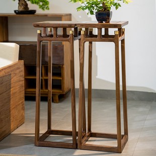 观明堂新架实木几客厅落地式级仿古端边几