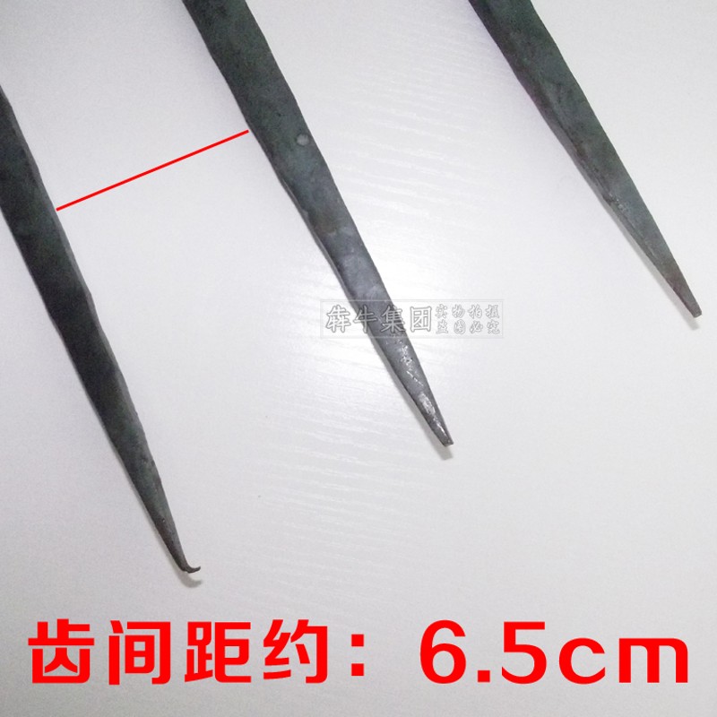 抓钩四齿耙子锻打三齿钉耙子翻土荒 园艺 农具农用园林耙除草