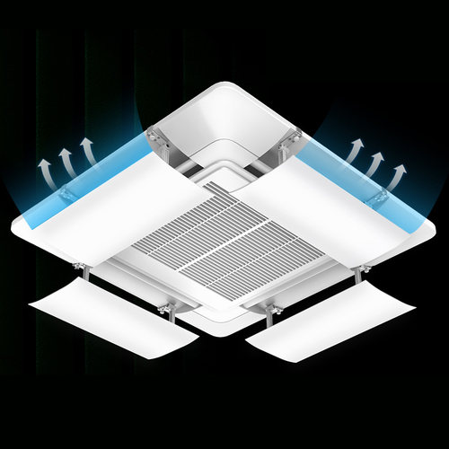 中央空调出口挡风板防直吹吸顶机天花机风管机冷气风口挡板遮风板