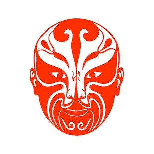 京剧脸谱剪纸作品成品经典艺术人物国粹刻画底稿非遗手工艺剪纸画