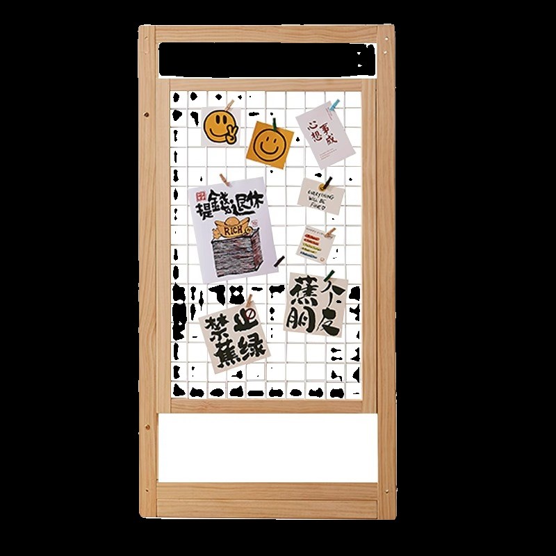 网格展示架幼儿园作品架木质铁网挂架绘画书画画展作业美工区架子