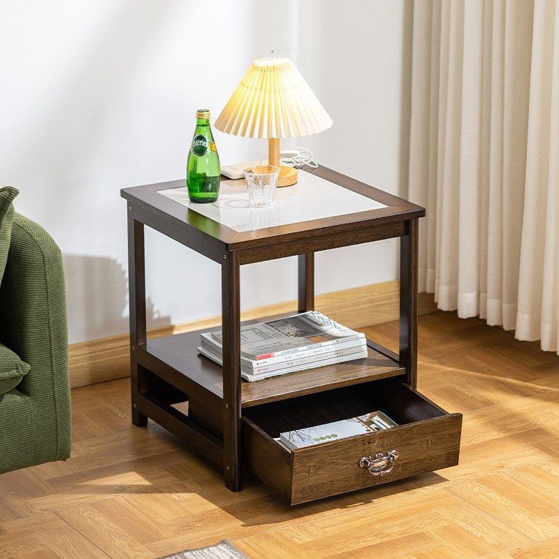 岩板边几角几茶几边柜角柜客厅沙发实木床头柜边桌茶桌小桌子,住宅家具,角几/边几,淘宝优惠券,粉丝福利购,淘宝优惠卷