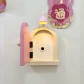 爱实木关现代防盗门猫眼遮挡盖保护美化装 饰