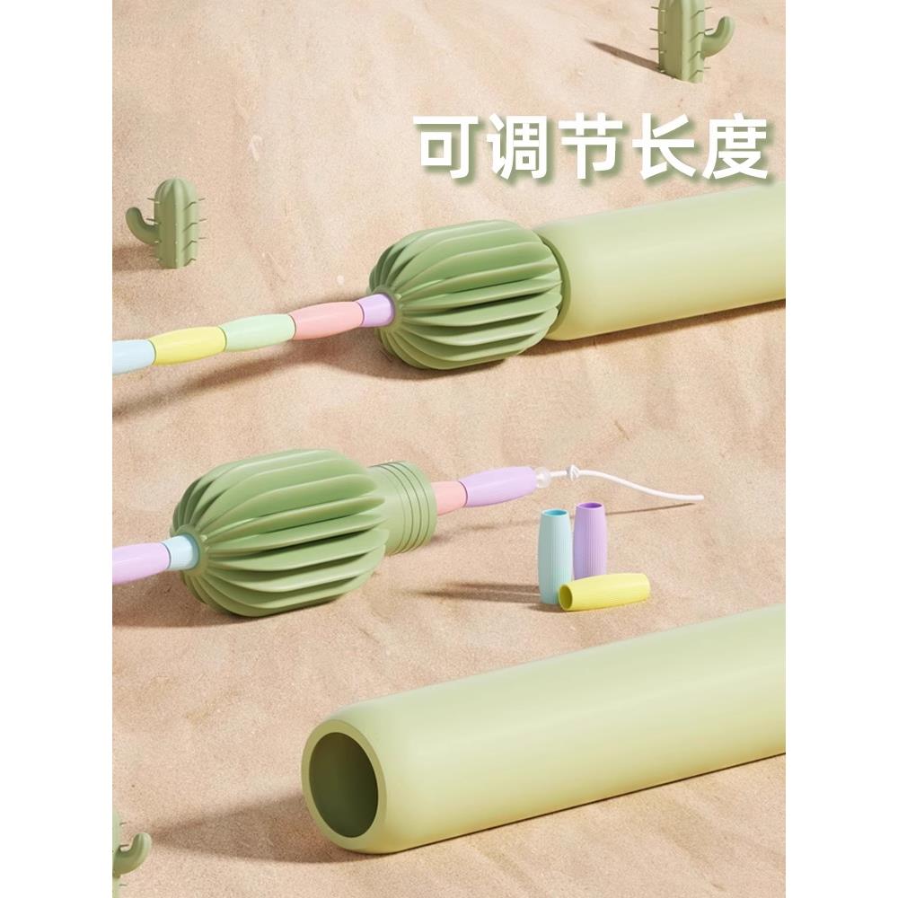 跳绳儿童幼儿小学生专用一年级大班专业指节竹节幼儿园初学辅助器