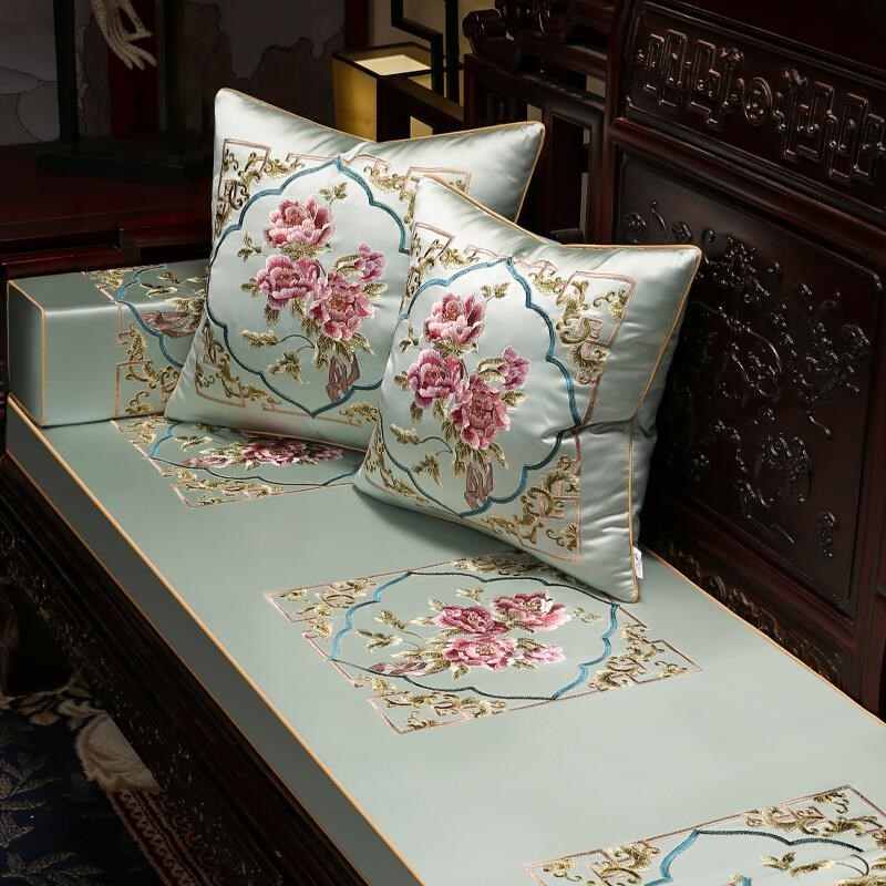 中式海绵沙发坐垫定制客厅实木z家具座垫防滑罗汉床垫子乳胶垫定