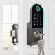 老式 锁木门大铁门智能锁牛头指纹锁 防盗门电子公寓密码