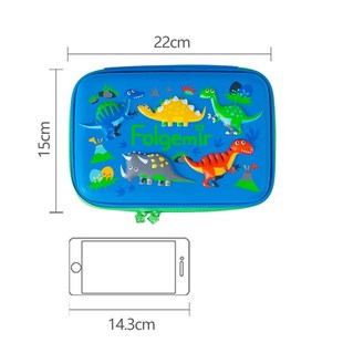 小学生文具盒爱卡通男女孩塑料铅笔盒幼儿园美术笔袋笔盒