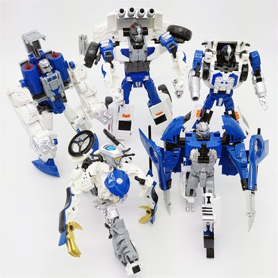 凯裕火速龙风儿童冰魄猎手飞机战船机器人合金版变形合体人偶