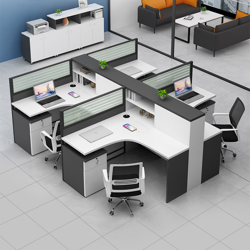 办公桌人位职员办公桌椅财务工位屏风卡位人办公桌子办公室