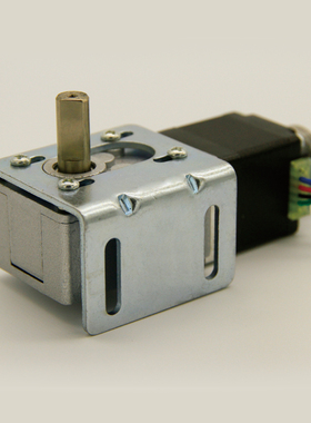 Nology诺立电器 32-28蜗杆减速步进电机 31mm 自锁 直角