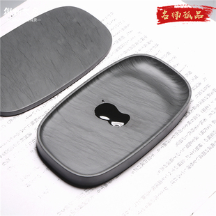 天然砚台素云砚水波纹歙砚素砚老坑中小楷书法用文房创意端