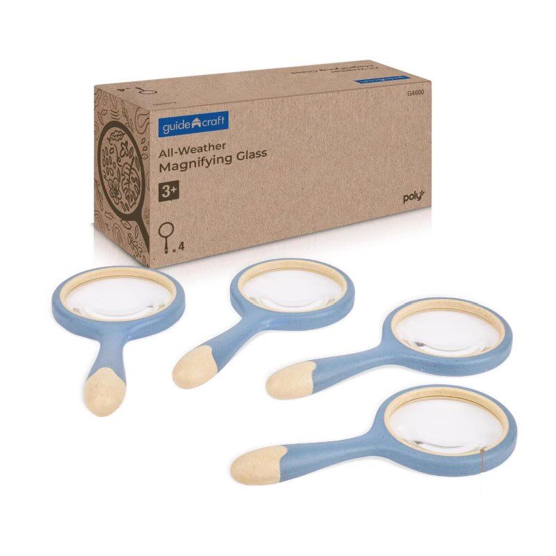 全天候把手放大镜万筒观察镜大型镊子儿童