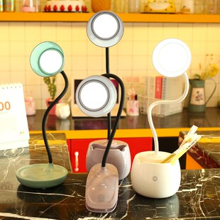 触摸充电护眼台灯书桌卧室大学生宿舍学习写字笔筒