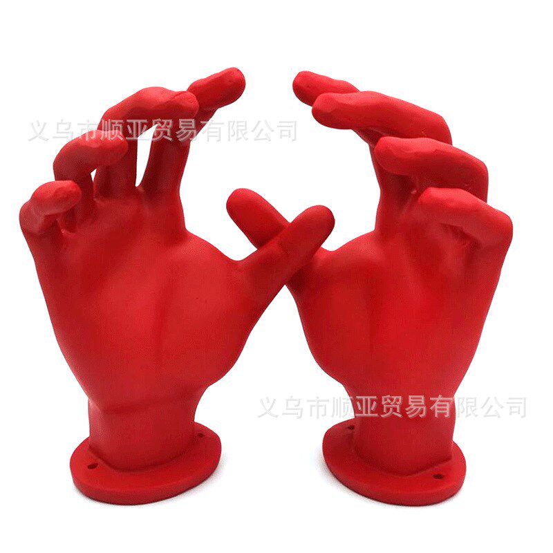 现货简约现代个性家居装饰工艺品树脂摆件创意双手 手指摆置物架
