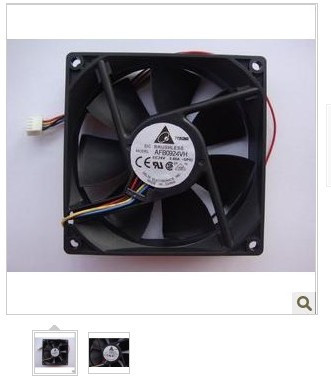 散热风扇 台达 DELTA 9025 AFB0924VH 24V 0.4A 4线双滚珠工业变