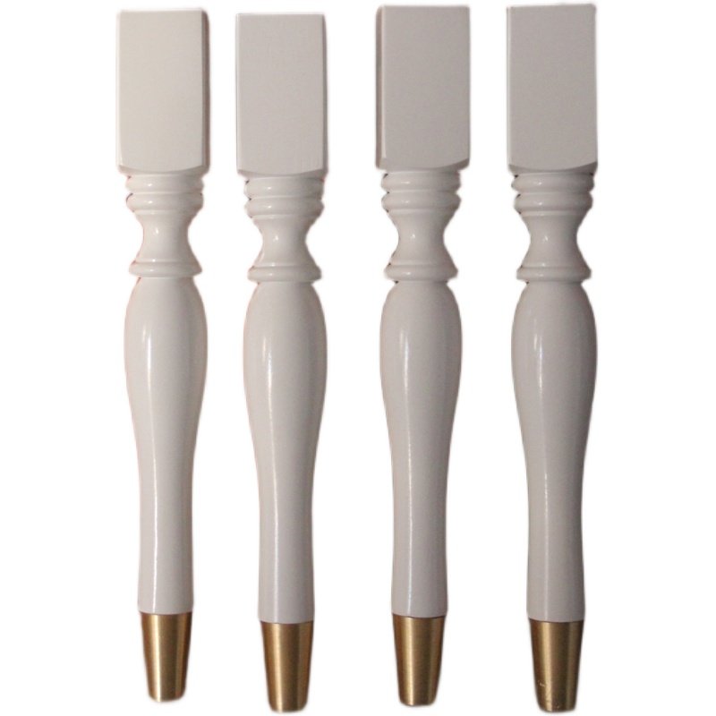 定制实木桌腿餐桌腿书桌腿茶几腿装饰柱梳妆台腿 吧台书桌腿欧式