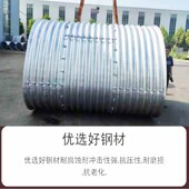 定制隧道安全逃生屋应急逃生舱镀锌管钢制波纹涵管洞井救援物资