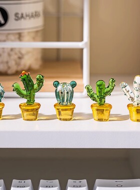 琉璃办公室电脑趴趴车载屏幕显示器治愈工位物装饰礼品
