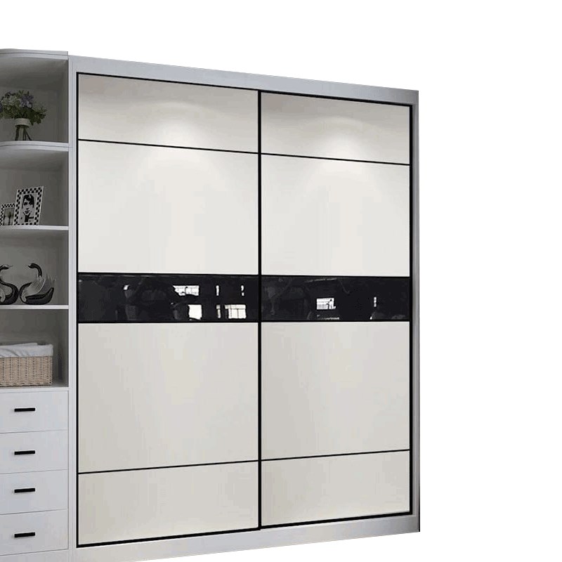 高光推拉滑移门折叠门衣柜门定做钢琴烤漆实木环保定制衣柜推拉门