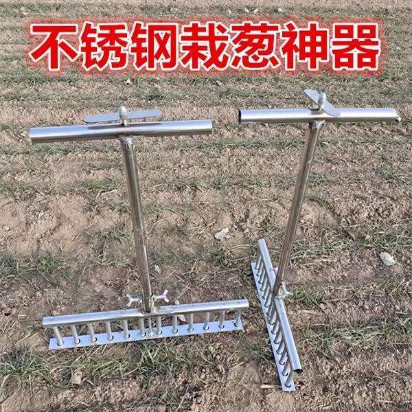 种葱自动打孔工具栽葱机器栽苗器子洋葱种菜移栽移苗器大葱叉