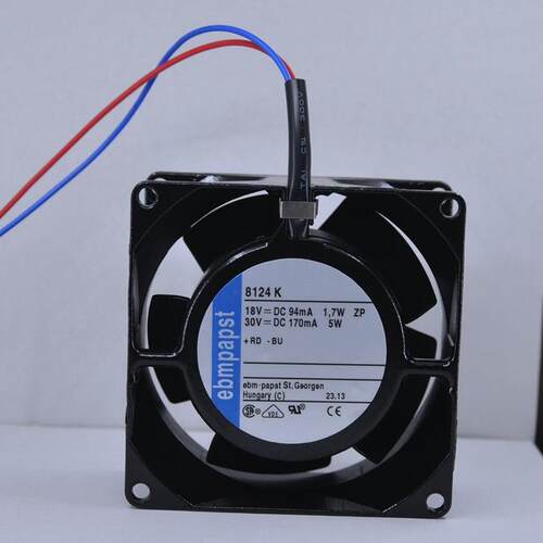 德国PAPST TYP 8124/8124G/8124K 18-30V 24V 8CM全金属直流风机