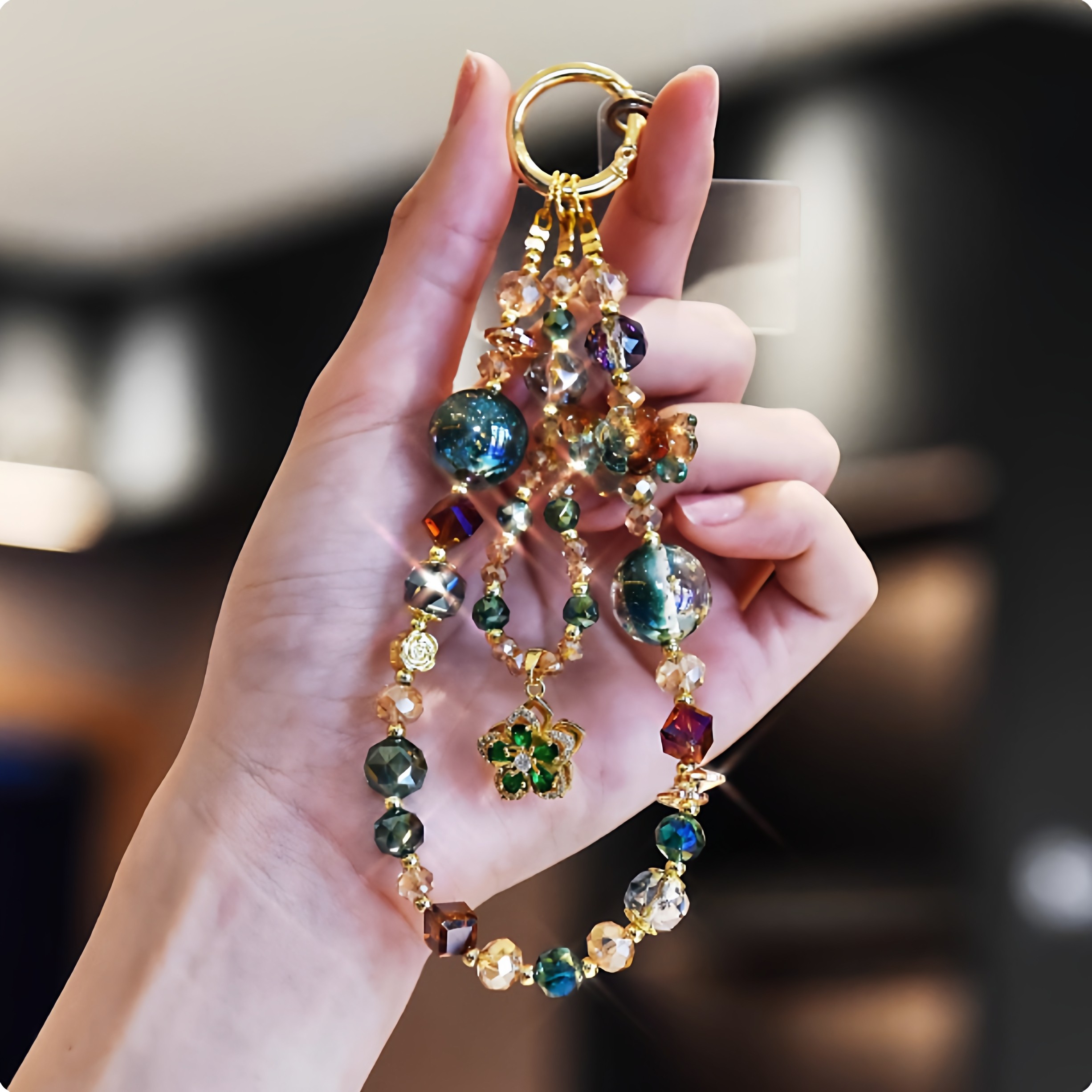 原创手机挂绳挂链结实耐用水晶串珠设计感高级感女士配件挂绳防丢,模玩/动漫/周边/娃圈三坑/桌游,动漫挂件/文具,淘宝优惠券,粉丝福利购,淘宝优惠卷