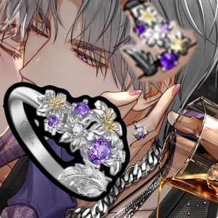 光与夜之恋查理苏2025生日周边戒指时尚精美高级感铭誓二次元指环