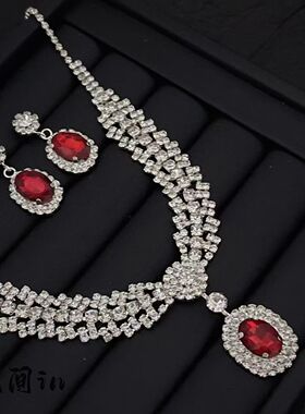 2026新款法式复古新娘项链礼服