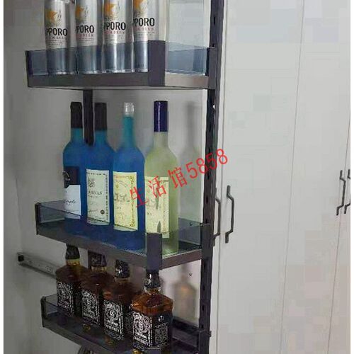 柜拉篮大怪物升拉篮柜体调味碗碟多层阻尼缓冲