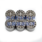 塑胶模具用凸字章调日期章年份月份年月合并凸标识码 时间钟