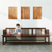 未来日记家具桃罗汉床 实木沙发茶室坐榻新客厅整装