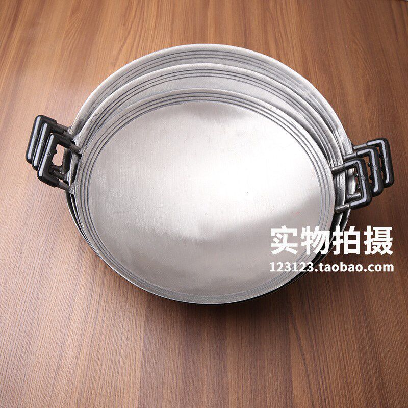 陈枝记生铁锅香港耳铸铁大炒锅炒菜纯铁鍋圆底无涂层粘镬