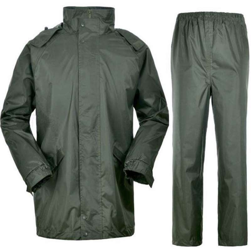 01式分体雨衣连体雨衣户外电动车雨裤套装环卫路政救援雨衣春夏款