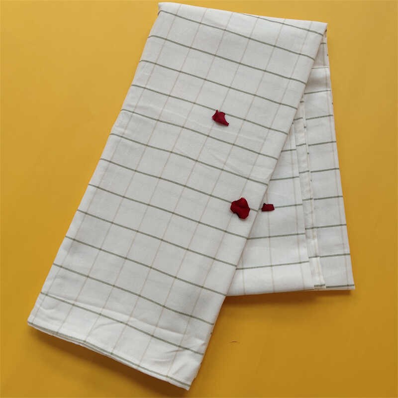 新品!纯棉冬季保暖磨毛格子床单230*250cn加厚亲肤柔软可水洗