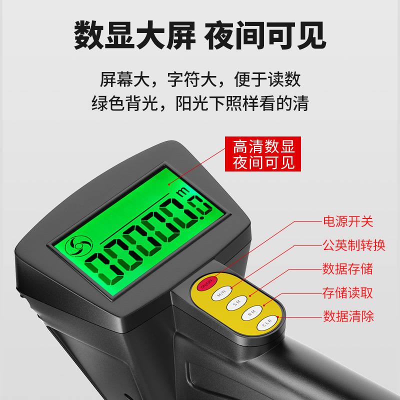 滚尺测量轮工地推尺电子滚轮测距仪量路车器机Q械数显手推式测距