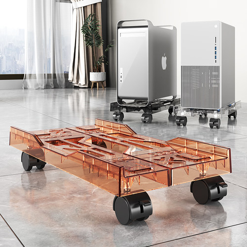 电脑机托架带滑轮伸缩台式机箱底座增高架家用办公室凯旗