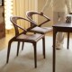 北美实木椅剑椅餐椅书桌椅榫卯结构靠背办公