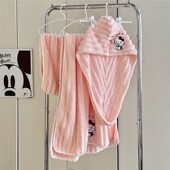 浴巾新款 吸水速干大洗澡擦身裹巾学生宿舍爱女毛巾三件