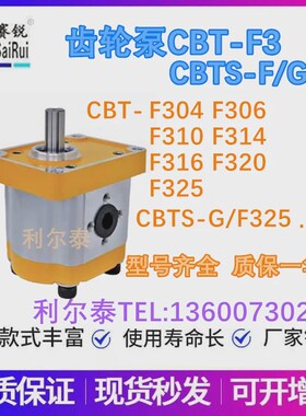 齿轮泵CBT-F304 306 310 14 316 320 325 CBTS-G323 319CBT/L赛锐