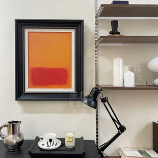 罗斯科现代抽象派艺术挂画法式客厅卧室书房玄关餐边柜装饰画