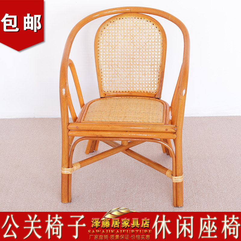 真藤小客厅阳台休闲椅天然藤椅小庭院藤椅茶几