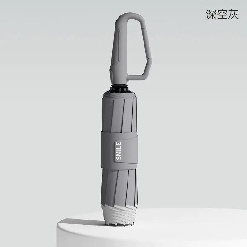 左都环扣反向全自动雨伞结实耐用抗风暴男晴雨两用防风伞