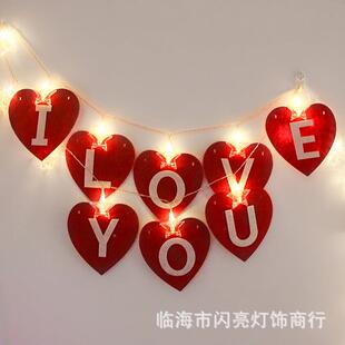 跨境现串货led星星照片夹子灯 圣诞小节日装饰相灯 彩PNJ灯片灯